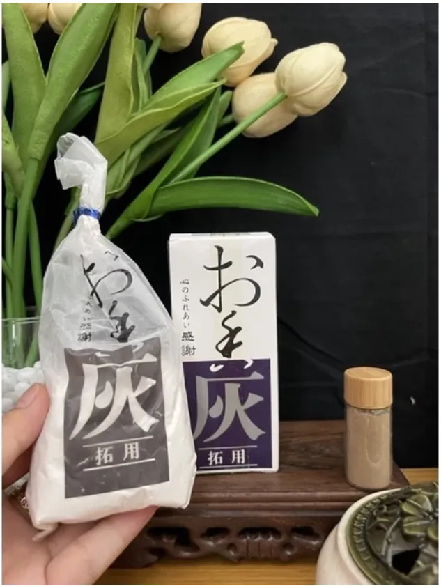  Tro trắng - Bột dẫn lửa xông đốt trầm bột, bột phong thủy, đồ thờ cúng, xông trầm hương