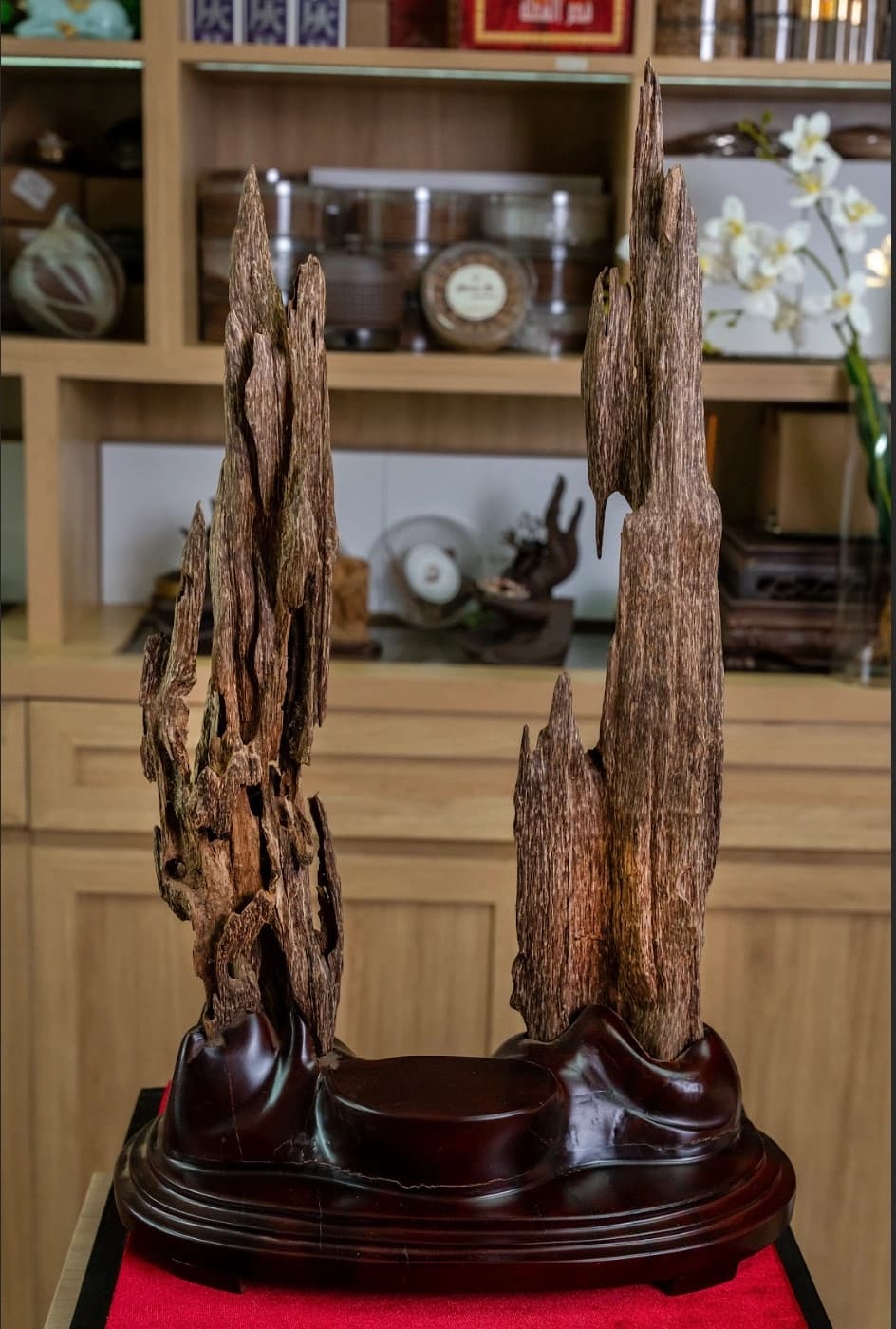 KHỐI TRẦM CẢNH "TỊNH TÂM SƠN" - MOC TRAM AGARWOOD - NHA TRANG