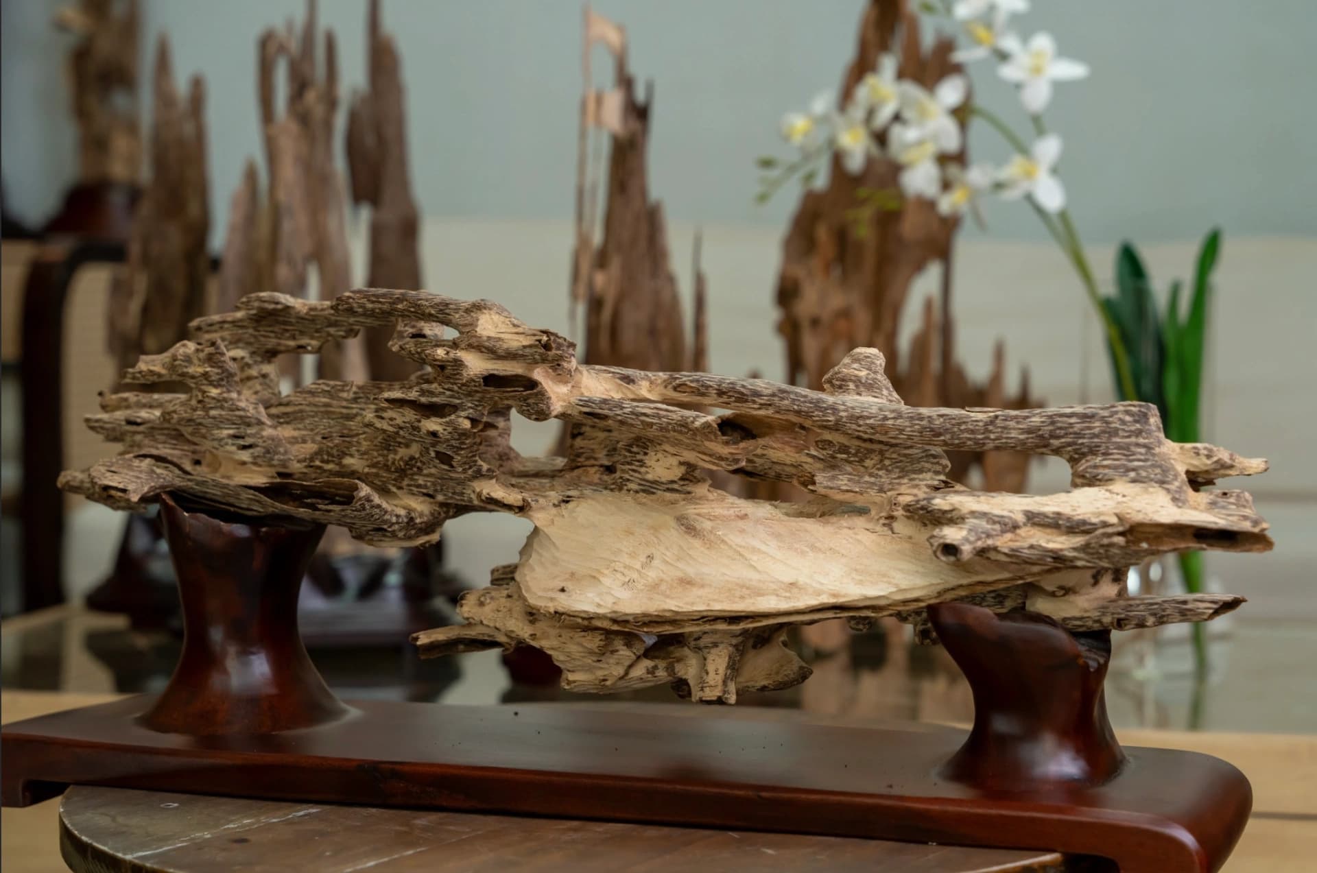 hối trầm hương cảnh trang trí đặt bàn mini, dáng tự nhiên hoang dã_ Trầm cảnh núi rừng Nha Trang Khánh Hoà.